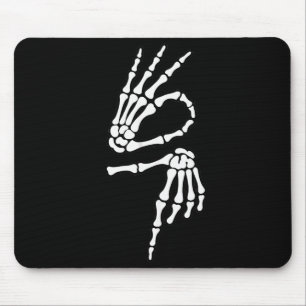 67 Meme Skeleton Hand 6 7 Halloween Six Seven  Mouse Pad