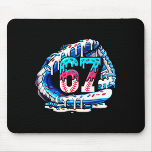 67 Meme Slang Baseball Glove Drip Ice Cream Six Se Mouse Pad