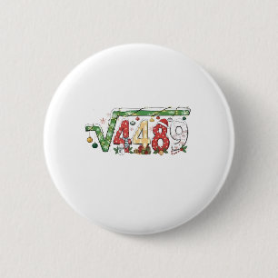 67 Meme Square Root 4489 Six Seven Math Christmas 6 Cm Round Badge