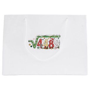 67 Meme Square Root 4489 Six Seven Math Christmas Large Gift Bag