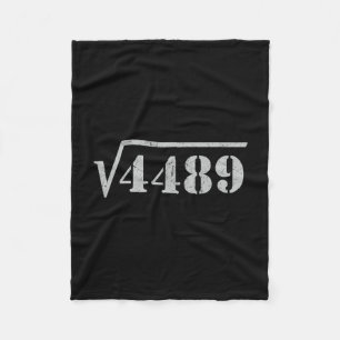 67 Meme Square Root 4489 Slang Math 6 7 Retro Men Fleece Blanket
