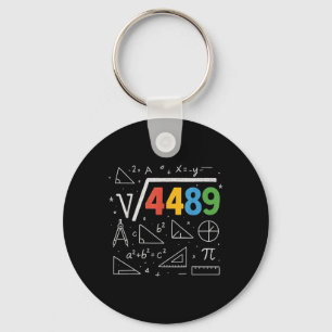 67 Meme Square Root 4489 Slang Six Seven Math Teac Key Ring