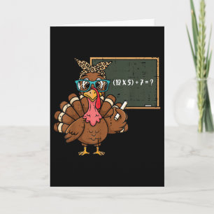 67 Meme Thanksgiving Turkey Funny 6 7 Teacher Men Card