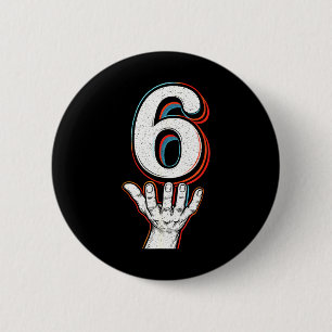 67 Meme Trendy Couple Matching Halloween Funny Six 6 Cm Round Badge
