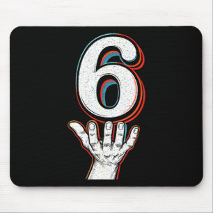 67 Meme Trendy Couple Matching Halloween Funny Six Mouse Pad