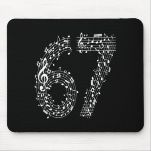 67 Music Meme Six Seven Music Teacher Musician  Mouse Pad