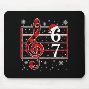 67 Music Meme Slang Musician Santa Music Teacher C Mouse Pad