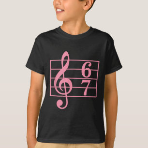 67 Music Meme Slang Six Seven Music Teacher Musici T-Shirt