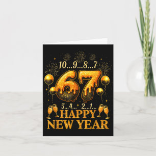 67 New Year Six Seven Funny Countdown 2026  Card