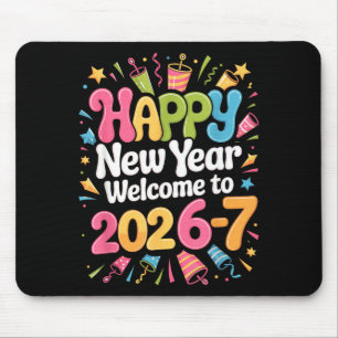 67 New Year's Eve - Happy New Year 2026-7 Funny 67 Mouse Pad