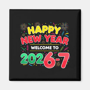 67 New Year's Eve, Humor Happy New Year 2026-7 Fun Magnet