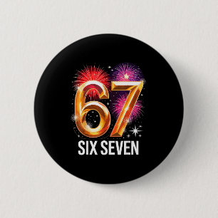 67 New Years Eve Party Pajama Shirt 6 7 Meme 67 20 Cm Round Badge