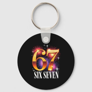 67 New Years Eve Party Pajama Shirt 6 7 Meme 67 20 Key Ring