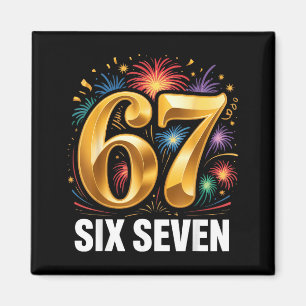 67 New Years Eve Party Pajama Shirt 6 7 Meme 67 20 Magnet