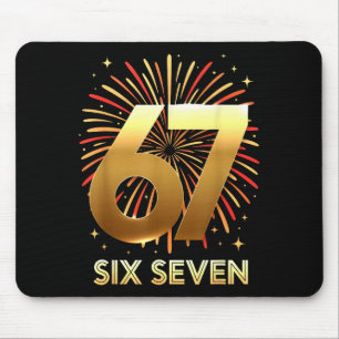 67 New Years Eve Party Pajama Shirt 6 7 Meme 67 20 Mouse Pad