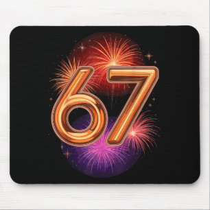 67 New Years Eve Party Pajama Shirt 6 7 Meme 67 20 Mouse Pad