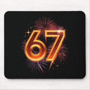 67 New Years Eve Party Pajama Shirt 6 7 Meme 67 20 Mouse Pad