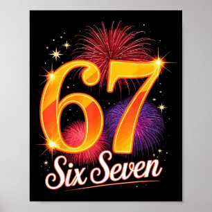 67 New Years Eve Party Pajama Shirt 6 7 Meme 67 20 Poster