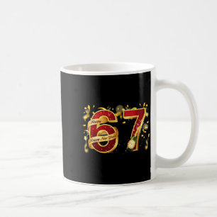 67 New Years Eve Party Pajama Shirt 6 7 Meme 67 Ch Coffee Mug