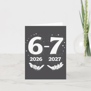 67 Nye 2026 Funny Boys Kids New Years Eve Party 6 Card