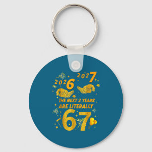 67 Nye 2026 Funny Boys Kids New Years Eve Party 6  Key Ring