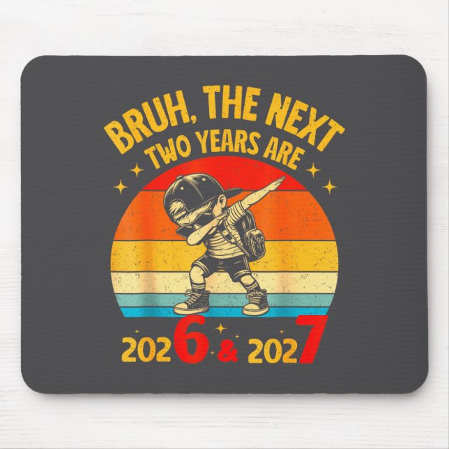 67 Nye 2026 Funny Boys Kids New Years Eve Party 6  Mouse Pad (Front)
