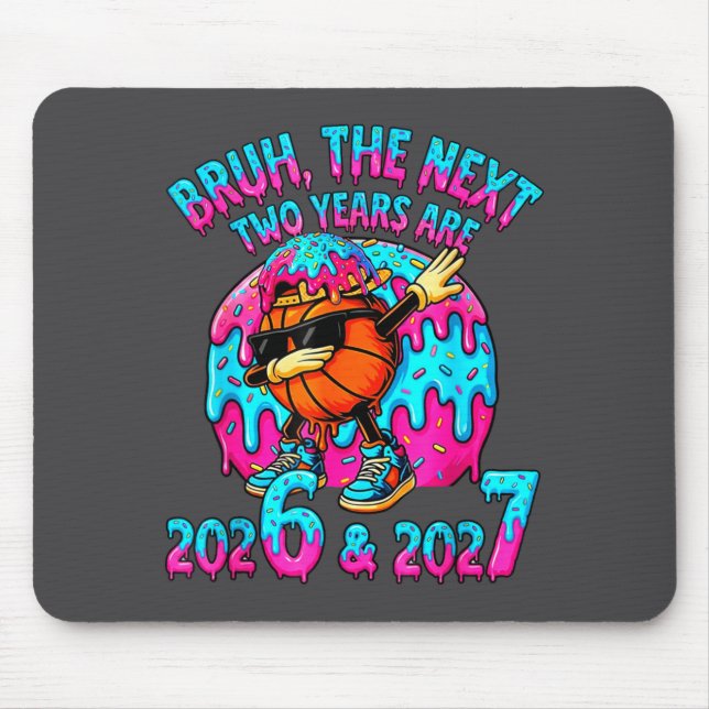 67 Nye 2026 Funny New Year's Eve Party 6 7 Meme Bo Mouse Pad (Front)