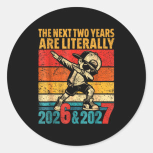 67 Nye 2026 Funny New Year's Eve Party 6 7 Meme Ki Classic Round Sticker