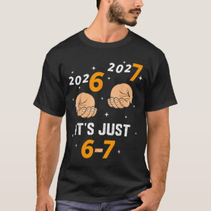 67 Nye 2026 New Years Funny 6 7 Number Six Seven M T-Shirt