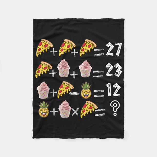 67 Order Operations Math Pemdas Funny Teacher Meme Fleece Blanket (Front)