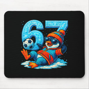 67 Penguin Soccer Funny Winter Meme Gift _2 Mouse Pad