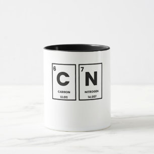 67 Periodic Table Element Chemistry Mason Meme Mug