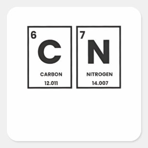 67 Periodic Table Element Chemistry Mason Meme  Square Sticker