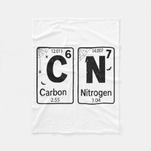 67 Periodic Table Halloween Costume Mad Scientist  Fleece Blanket