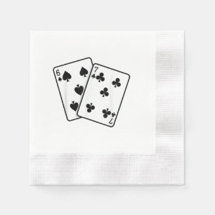 67 Playing Cards Meme Funny Six Seven Napkin