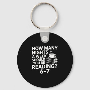 67 Reading Book Lover Funny Six Seven Meme Bookwor Key Ring