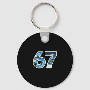 67 Rio Landmarks Illustration Key Ring
