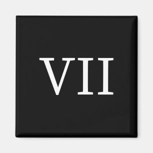 67 Roman Numerals Vii Funny Six Seven Meme 6 7 Mat Magnet