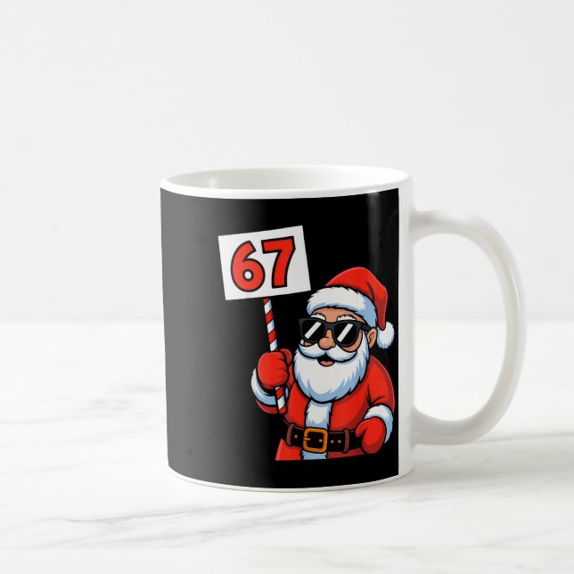 67 Santa Six Seven Christmas  Coffee Mug (Right)