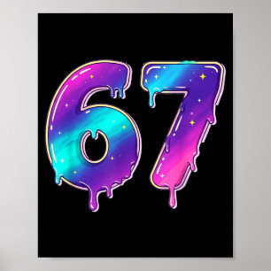 67 Shirt, 67 Meme Baseball Lifestyle 101 Apparel Y Poster