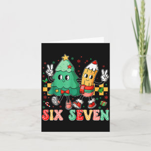 67 Shirt For Teachers 67 Meme Six Seven Christmas  Card