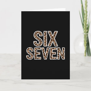 67 Shirt For Teachers 67 Meme Women Teacher Six Se Card