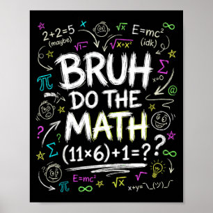 67 Shirt Six Seven Meme 6-7 Boys Kids Girls Bruh D Poster