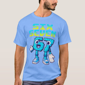 67 Si Seven 67 Funny Italian Brainrot Gaming Meme T-Shirt