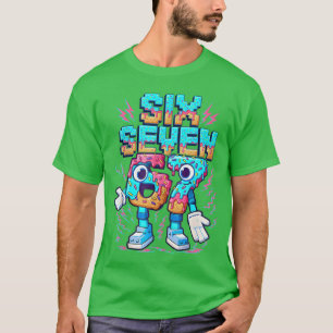 67 Si Seven 67 Funny Italian Brainrot Gaming Meme T-Shirt