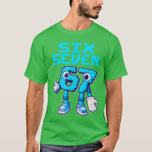 67 Si Seven 67 Funny Italian Brainrot Gaming Meme T-Shirt