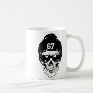 67 Six Seven 67 Meme Funny Distressed 67 Number Sp Coffee Mug