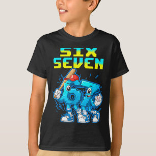 67 Six Seven 6-7 - Funny Italian Brainrot Kids Bas T-Shirt