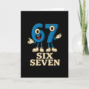 67 Six Seven 6-7 - Funny Italian Brainrot Kids Gam Card