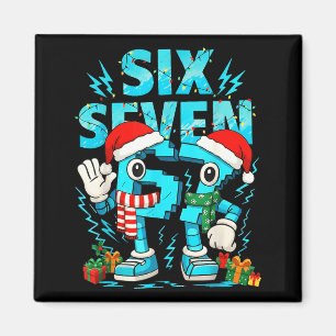 67 Six Seven 6-7 - Funny Italian Brainrot Kids Gam Magnet